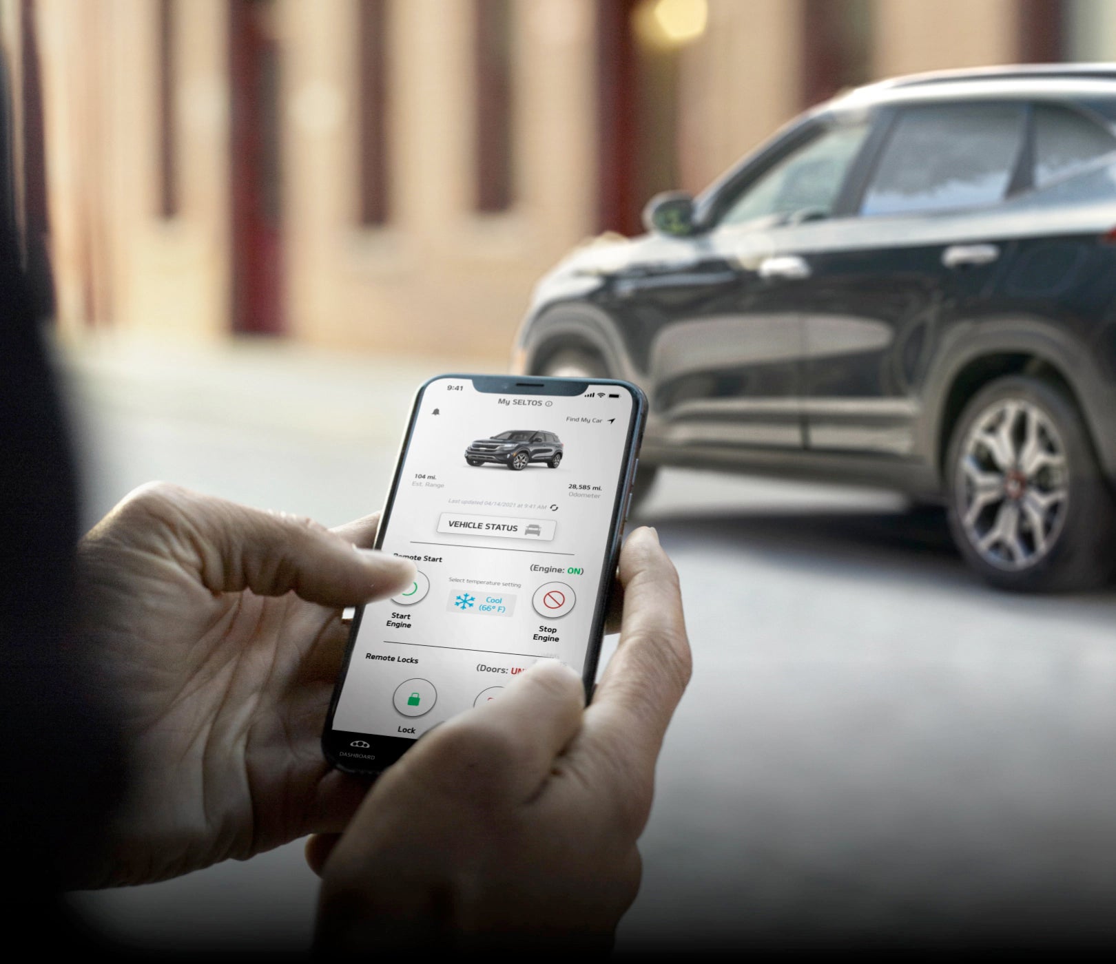 Aplicación Kia Connect para el Seltos